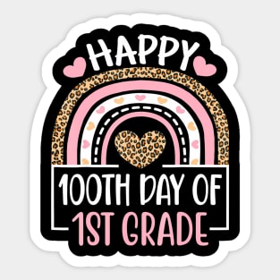 100th Day Of First Grade 100 Days Of School Teacher Sticker